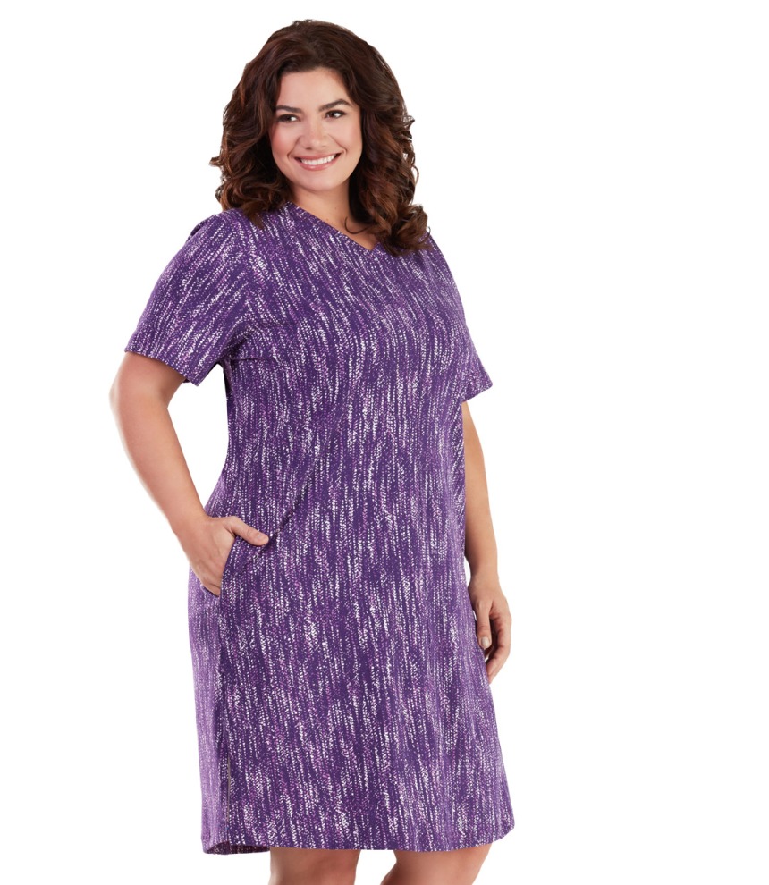 Image of Stretch Naturals plus size dress by JunoActive
